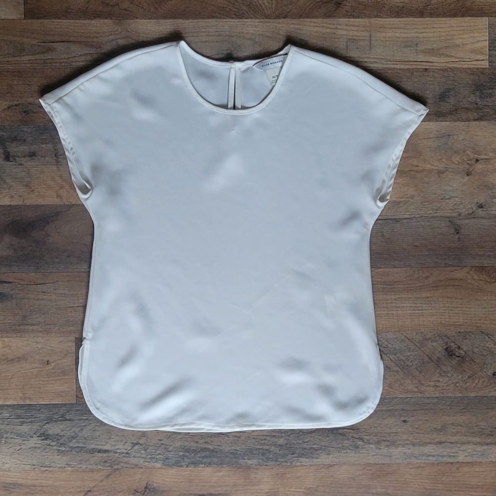 Club Monaco White Blouse